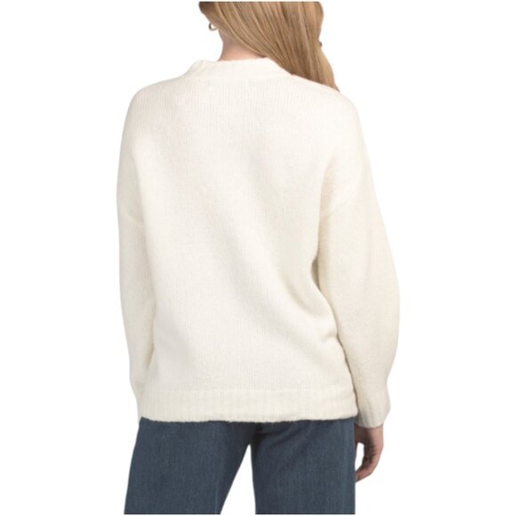 LA BIZ Wool And Alpaca Blend Crew Neck Pull Over Sweater - Picture 2 of 2